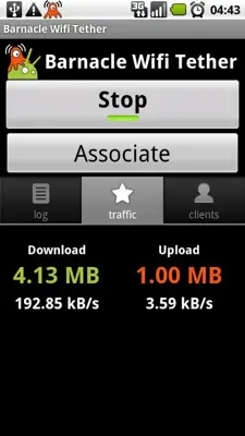 Barnacle Wifi Tether android App screenshot 1